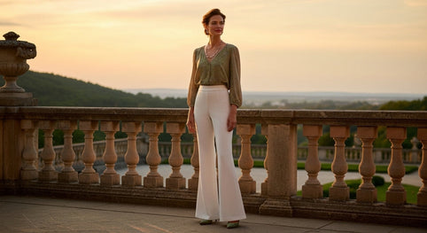 El Secreto del Pantalón Blanco Elegante que Estiliza la Silueta a los 50+