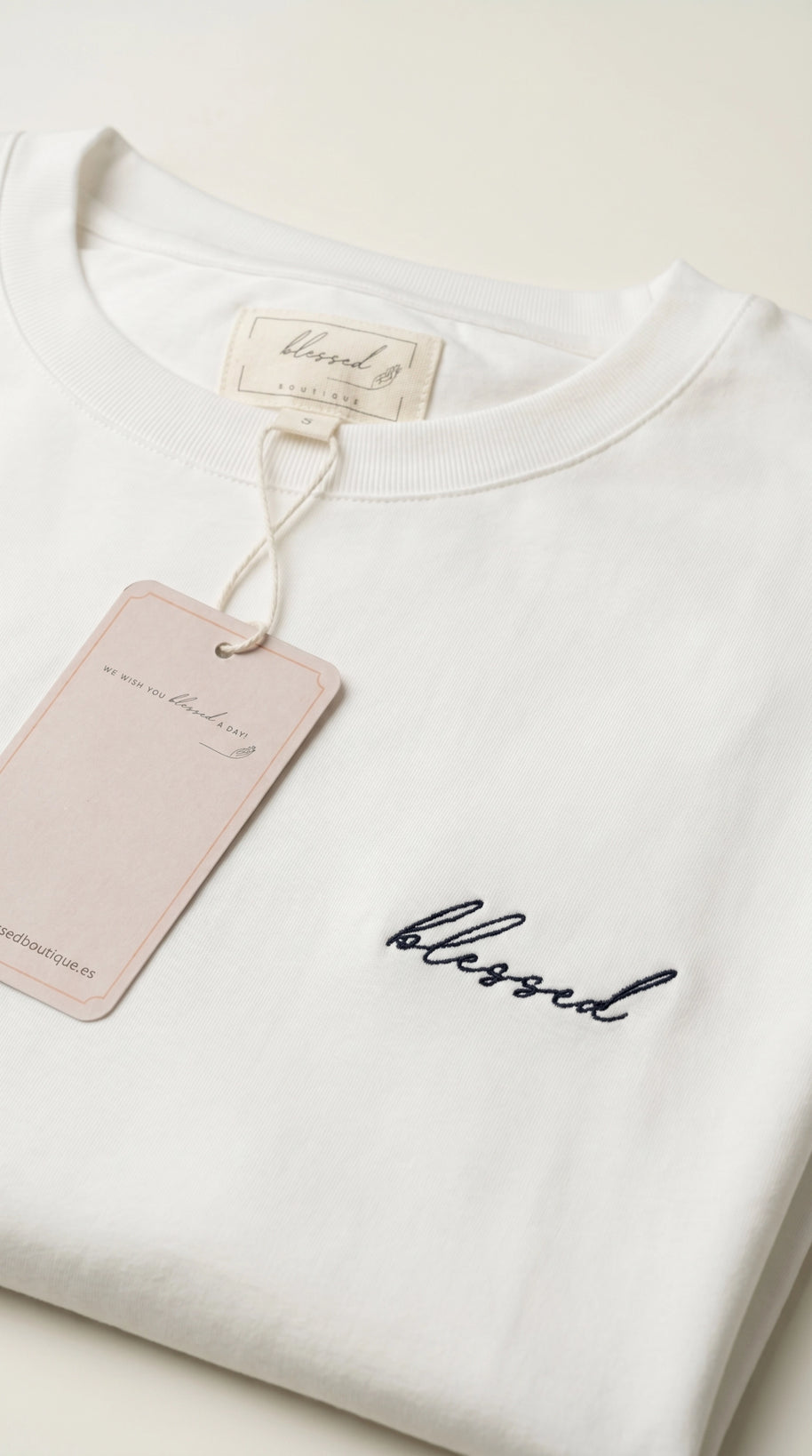 Blusa Camiseta clásica Marie | Blanco Écru
