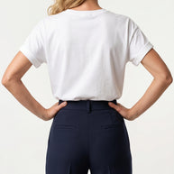 Blusa Camiseta clásica Marie | Blanco Écru