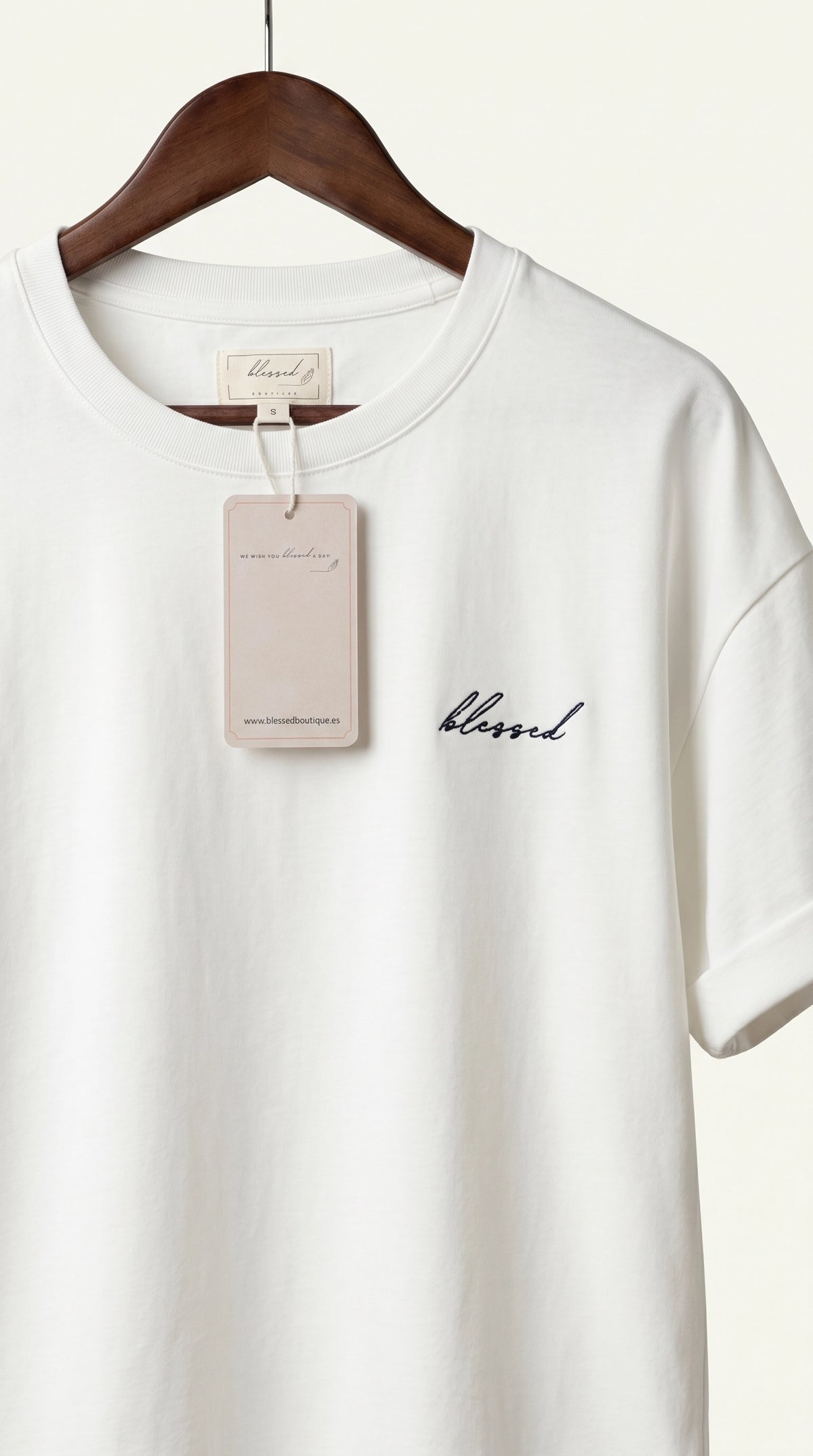 Blusa Camiseta clásica Marie | Blanco Écru