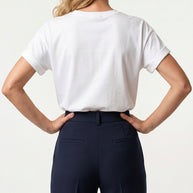 Blusa Camiseta clásica Marie | Blanco Écru