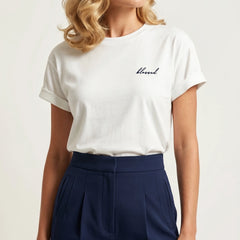 Blusa Camiseta clásica Marie | Blanco Écru