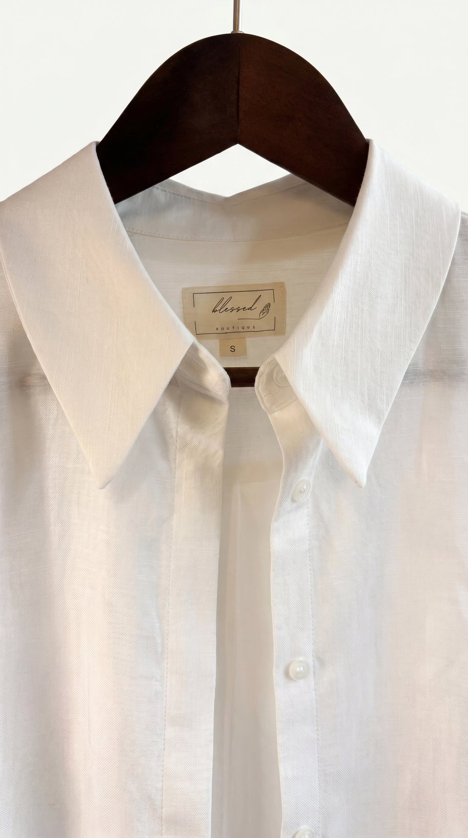 Camisa de Lino Lis | Blanco Écru