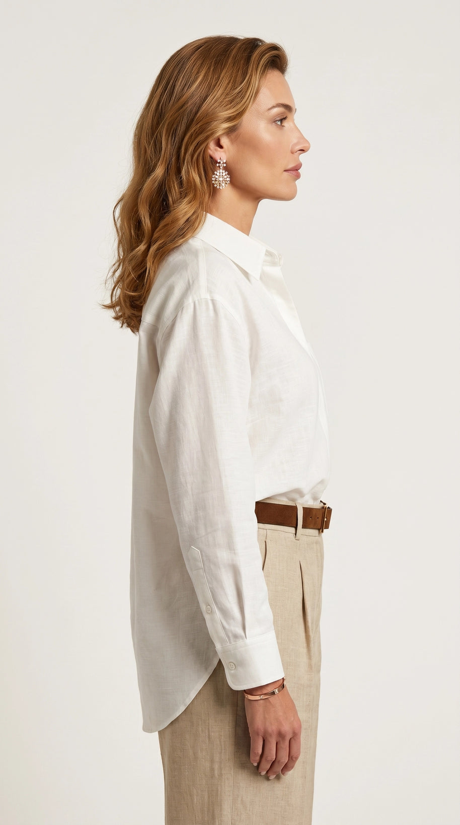 Camisa de Lino Lis | Blanco Écru