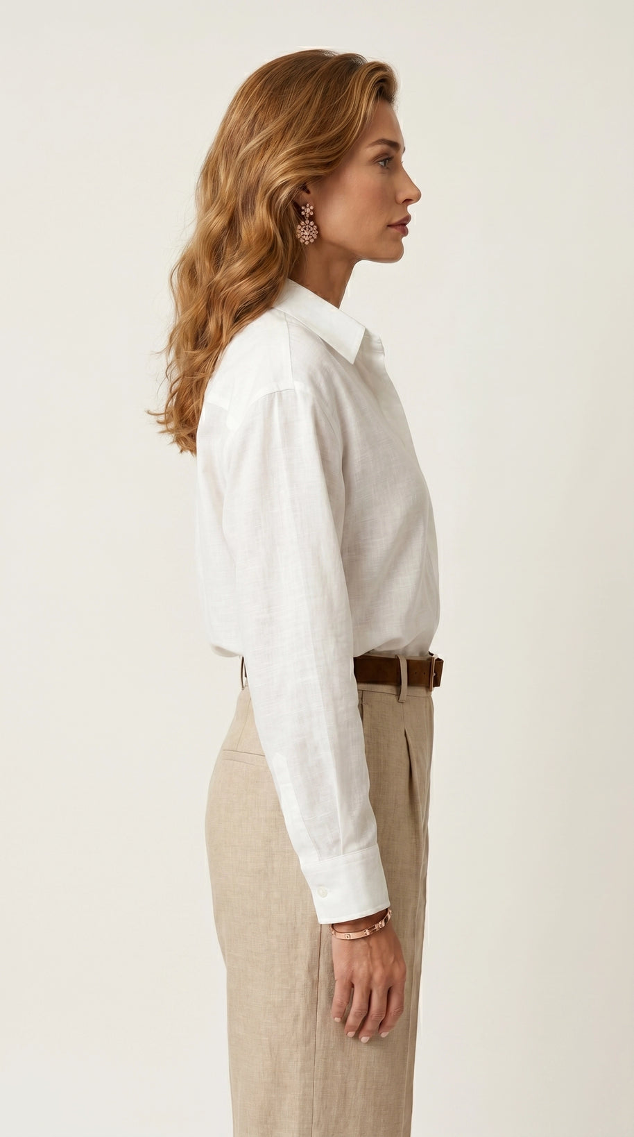 Camisa de Lino Lis | Blanco Écru