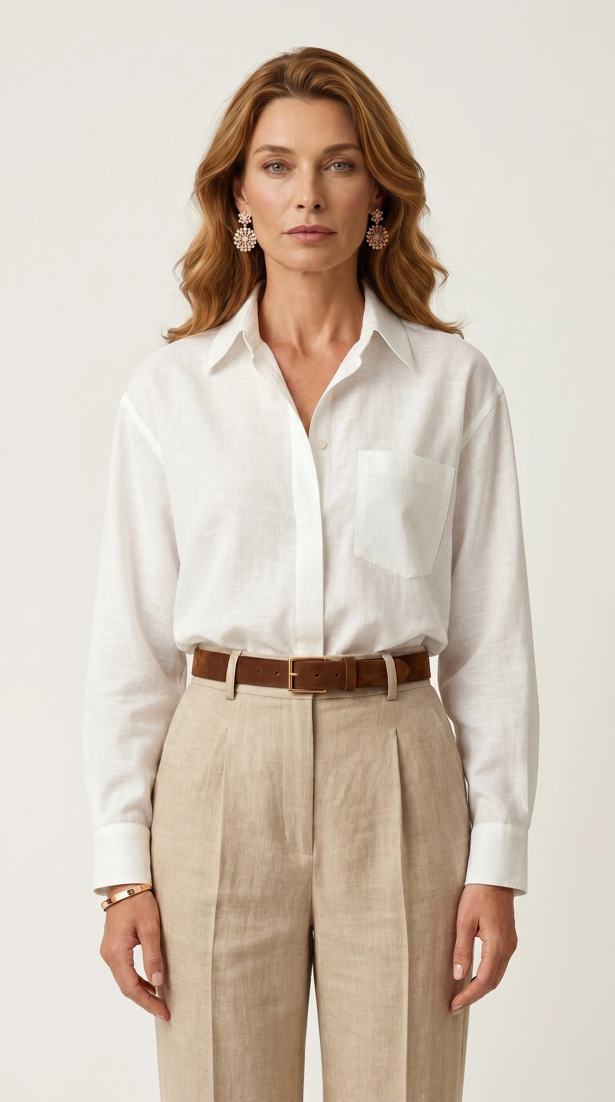 Camisa de Lino Lis | Blanco Écru