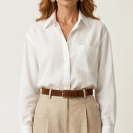 Camisa de Lino Lis | Blanco Écru
