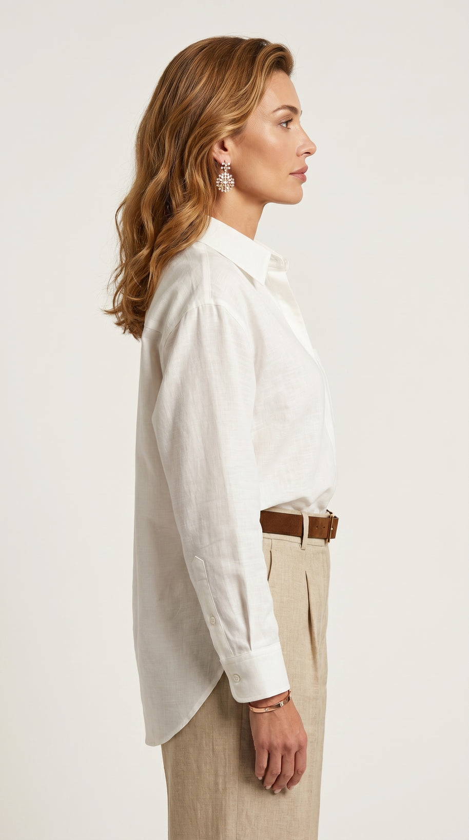 Camisa de Lino Lis | Blanco Écru