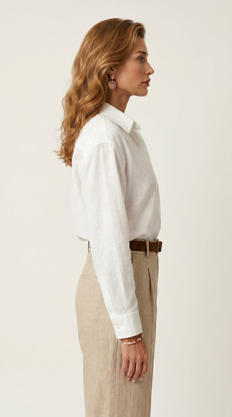 Camisa de Lino Lis | Blanco Écru