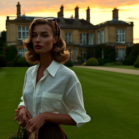 CAMISA DE LINO LIS BLANCO ÉCRU