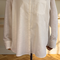 CAMISA DE LINO LIS BLANCO ÉCRU