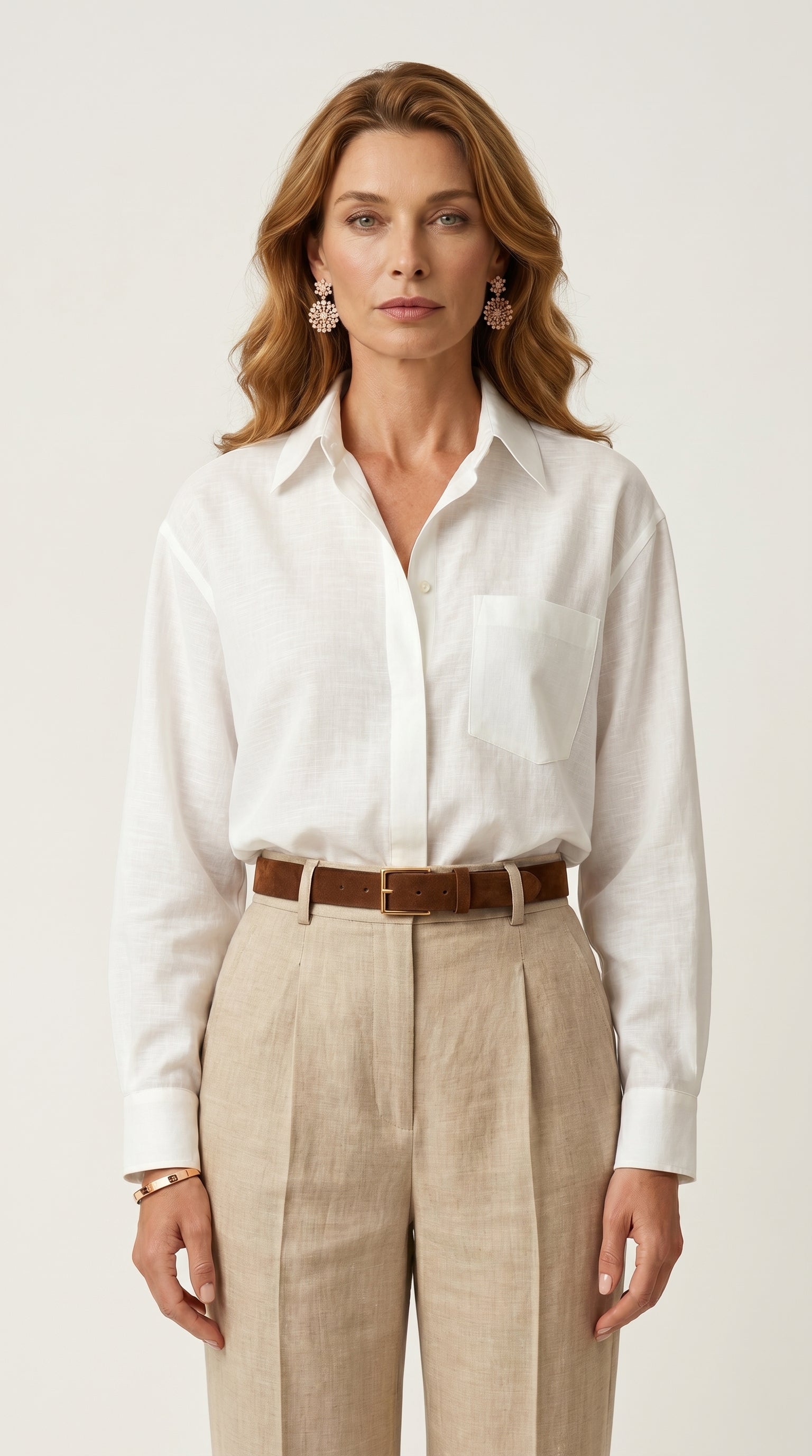 Camisa de Lino Lis | Blanco Écru