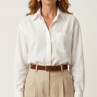 Camisa de Lino Lis | Blanco Écru