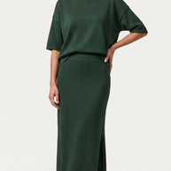 Conjunto Savia | Total Look 2 Piezas | Verde Musgo Profundo