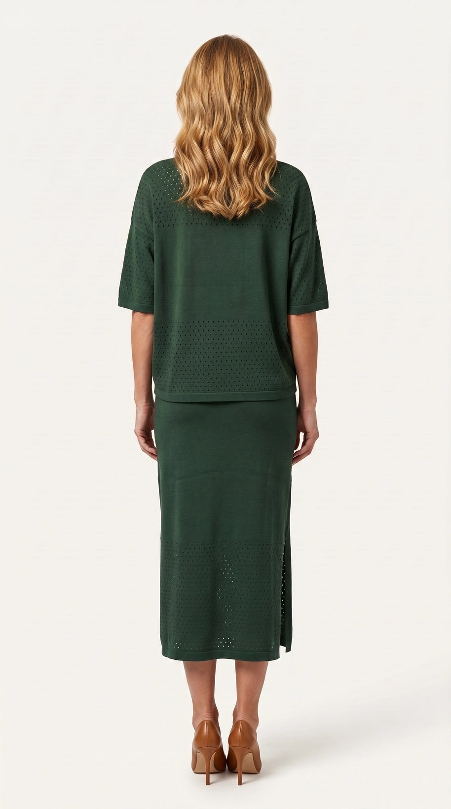 Conjunto Savia | Total Look 2 Piezas | Verde Musgo Profundo
