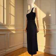 FALDA MIDI ARISTEA NEGRO CLÁSICO