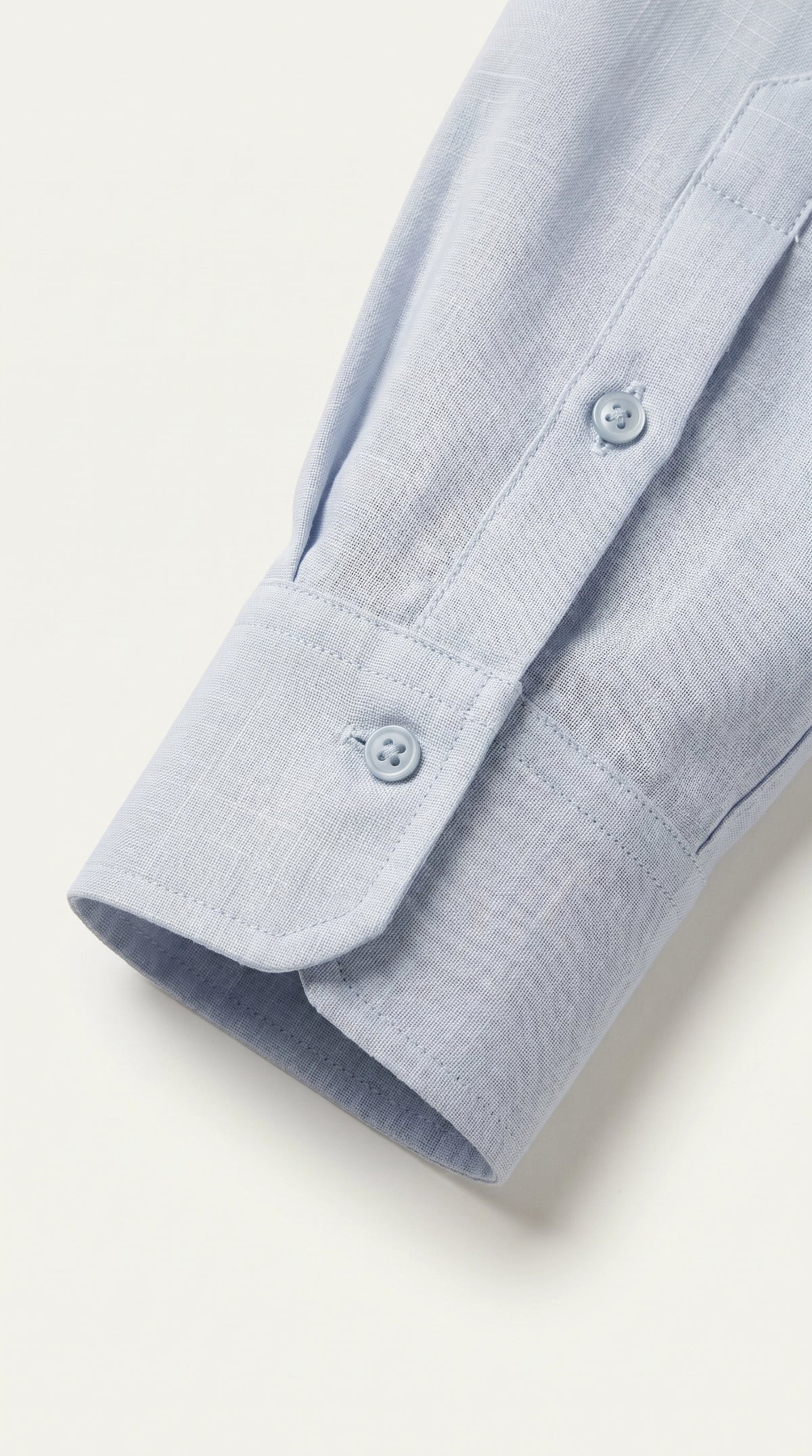 Camisa de Lino Lis | Azul Empolvado