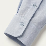 Camisa de Lino Lis | Azul Empolvado