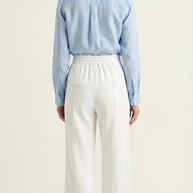 Pantalón Largo Siena Sport-Chic | Blanco Cloud