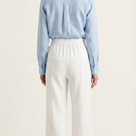 Pantalón Largo Siena Sport-Chic | Blanco Cloud