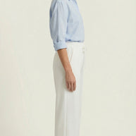 Pantalón Largo Siena Sport-Chic | Blanco Cloud