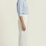 Pantalón Largo Siena Sport-Chic | Blanco Cloud