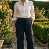 Pantalón Largo Siena Sport-Chic | Azul Marino