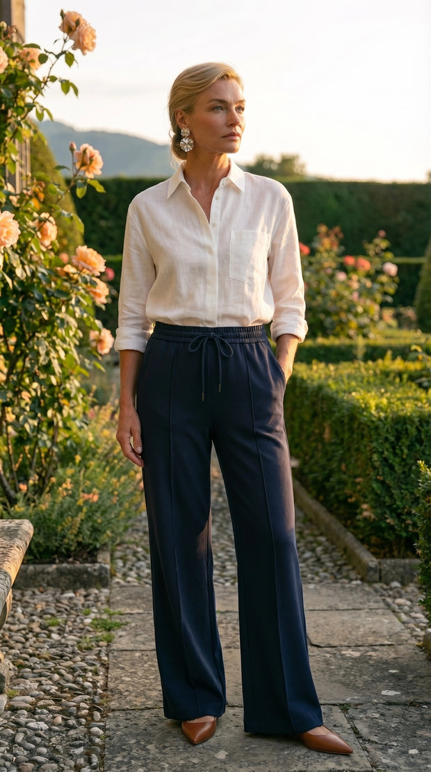 Pantalón Largo Siena Sport-Chic | Azul Marino