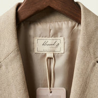 Traje Clásico de Lino Puro Estelle | Beige Perla