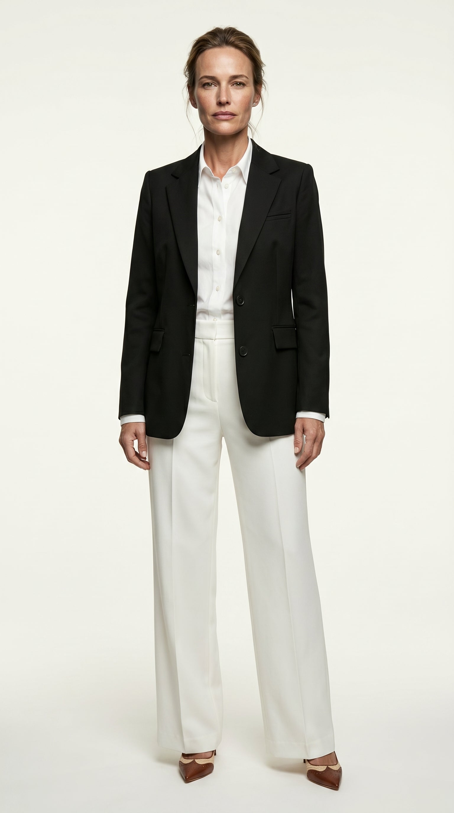 Blazer Élise | Chaqueta Americana Sastre | Negro Clásico