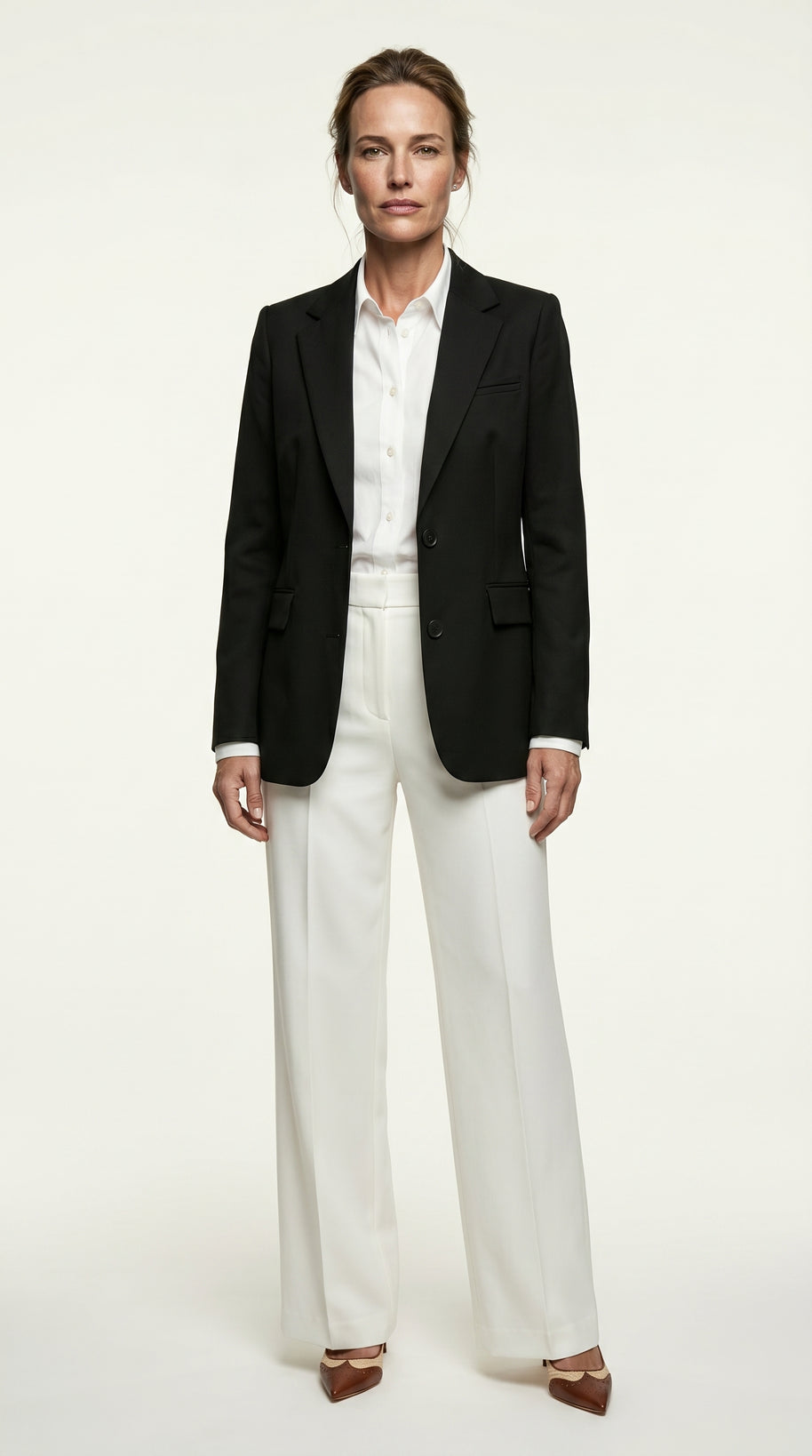 Blazer Élise | Chaqueta Americana Sastre | Negro Clásico
