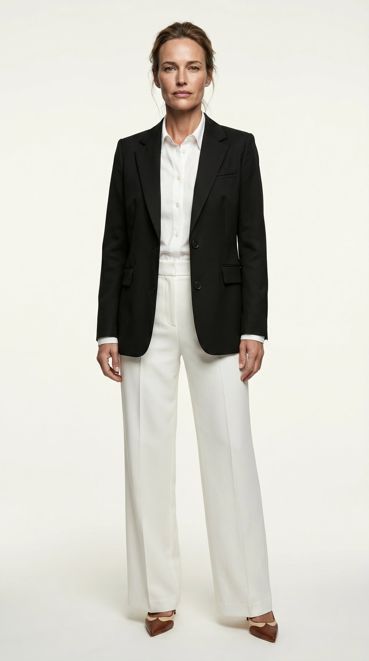 Blazer Élise | Chaqueta Americana Sastre | Negro Clásico