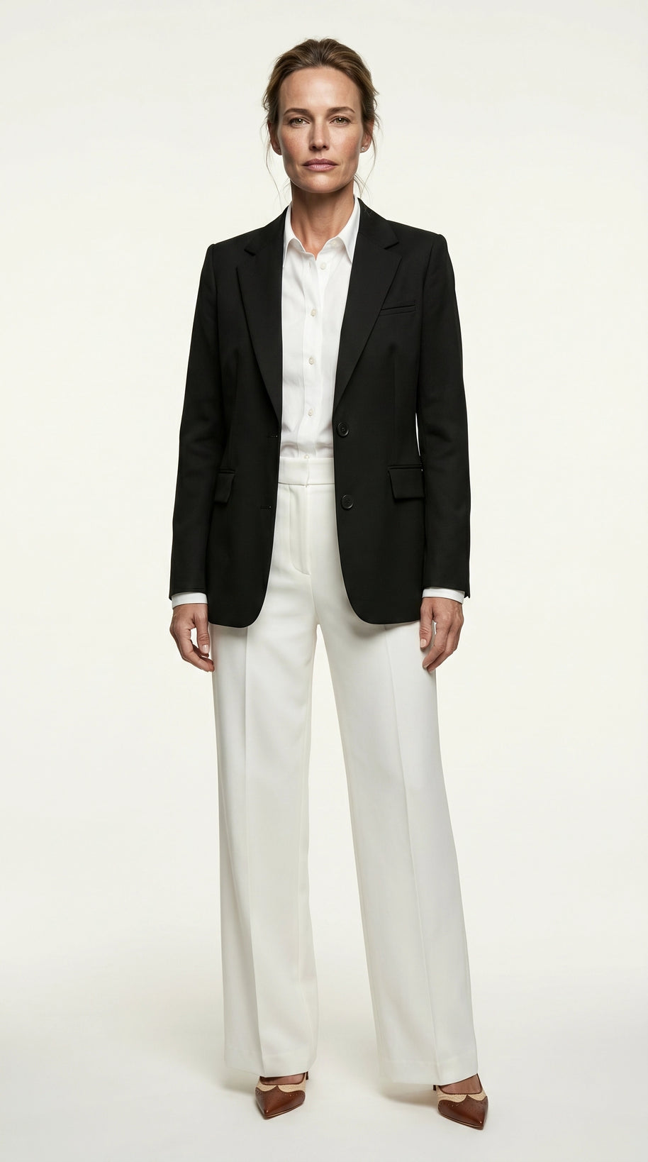 Blazer Élise | Chaqueta Americana Sastre | Negro Clásico