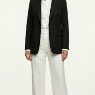 Blazer Élise | Chaqueta Americana Sastre | Negro Clásico