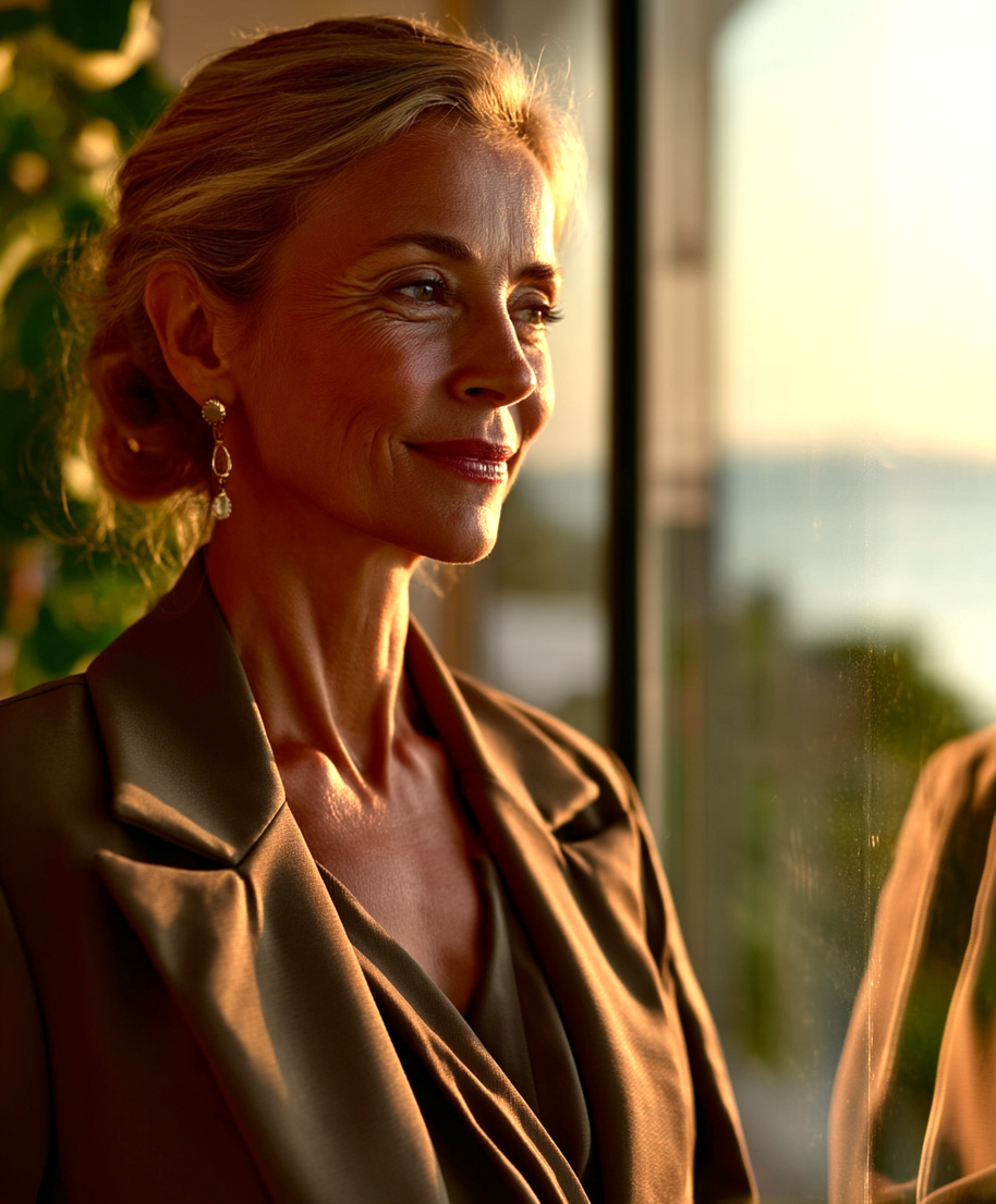 BLAZER CON CINTURÓN VERONA CAFÉ MOCA