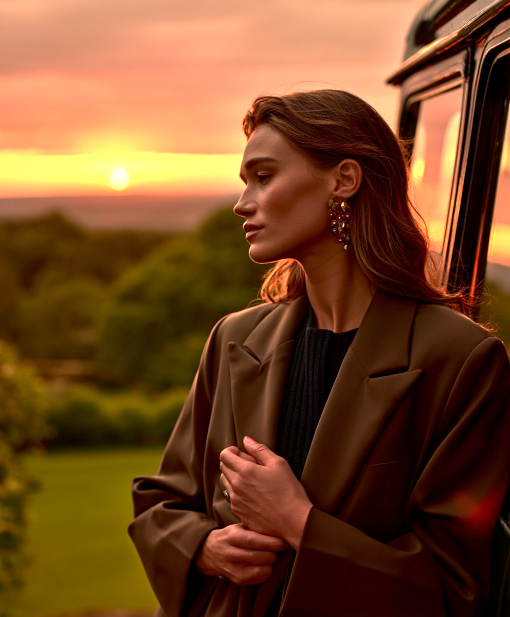 BLAZER CON CINTURÓN VERONA CAFÉ MOCA