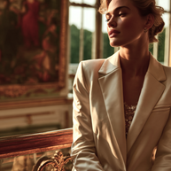 BLAZER SASTRE ÉLISE BLANCO PURO