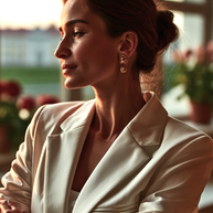 BLAZER SASTRE ÉLISE BLANCO PURO