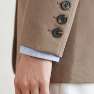 Blazer Élise | Chaqueta Americana Sastre | Nude Caramelo