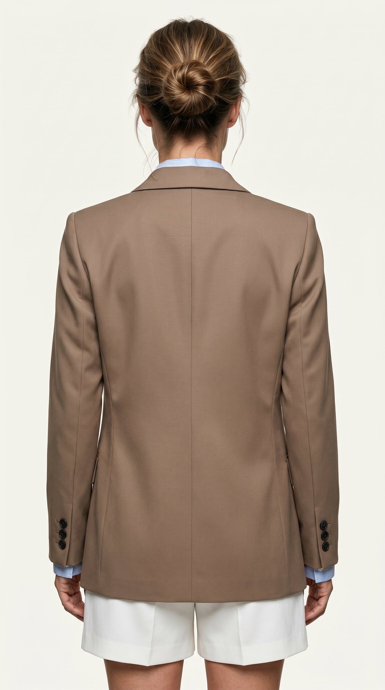 Blazer Élise | Chaqueta Americana Sastre | Nude Caramelo