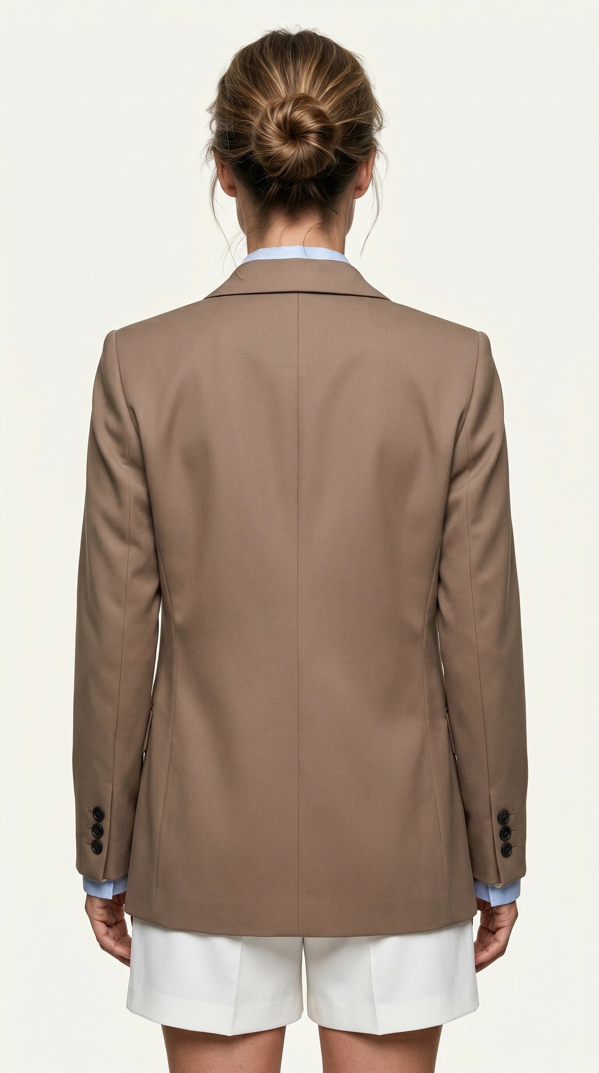 Blazer Élise | Chaqueta Americana Sastre | Nude Caramelo