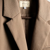 Blazer Élise | Chaqueta Americana Sastre | Nude Caramelo