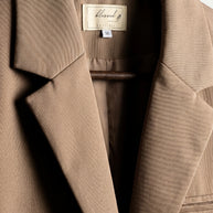 Blazer Élise | Chaqueta Americana Sastre | Nude Caramelo