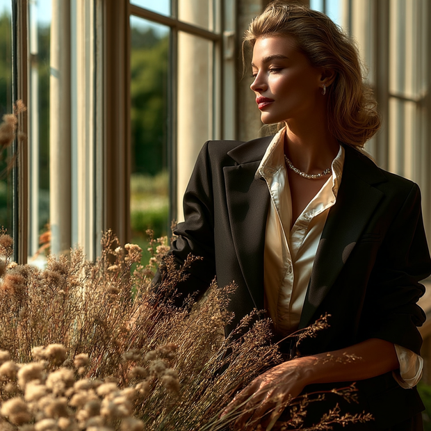 BLAZER SASTRE ÉLISE NEGRO CLÁSICO