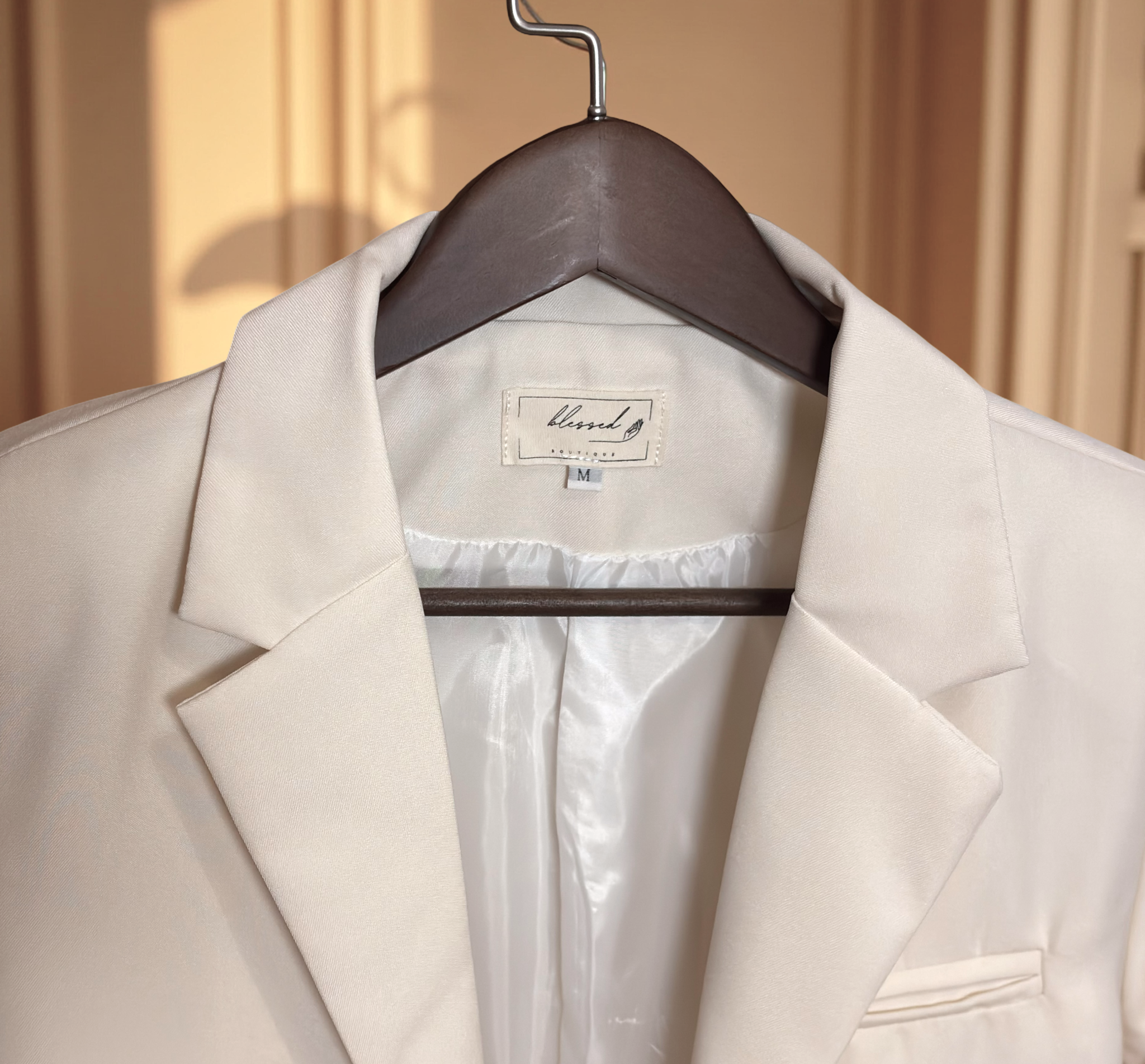 BLAZER SASTRE ÉLISE BLANCO PURO