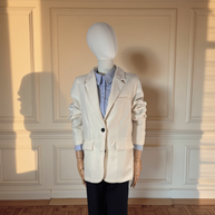 BLAZER SASTRE ÉLISE BLANCO PURO
