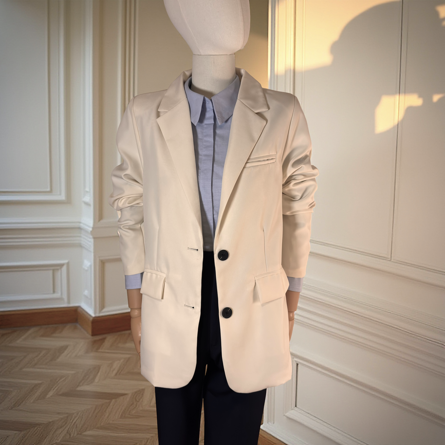BLAZER SASTRE ÉLISE BLANCO PURO