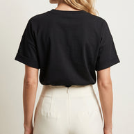 Blusa Camiseta clásica Marie | Negro