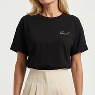 Blusa Camiseta clásica Marie | Negro
