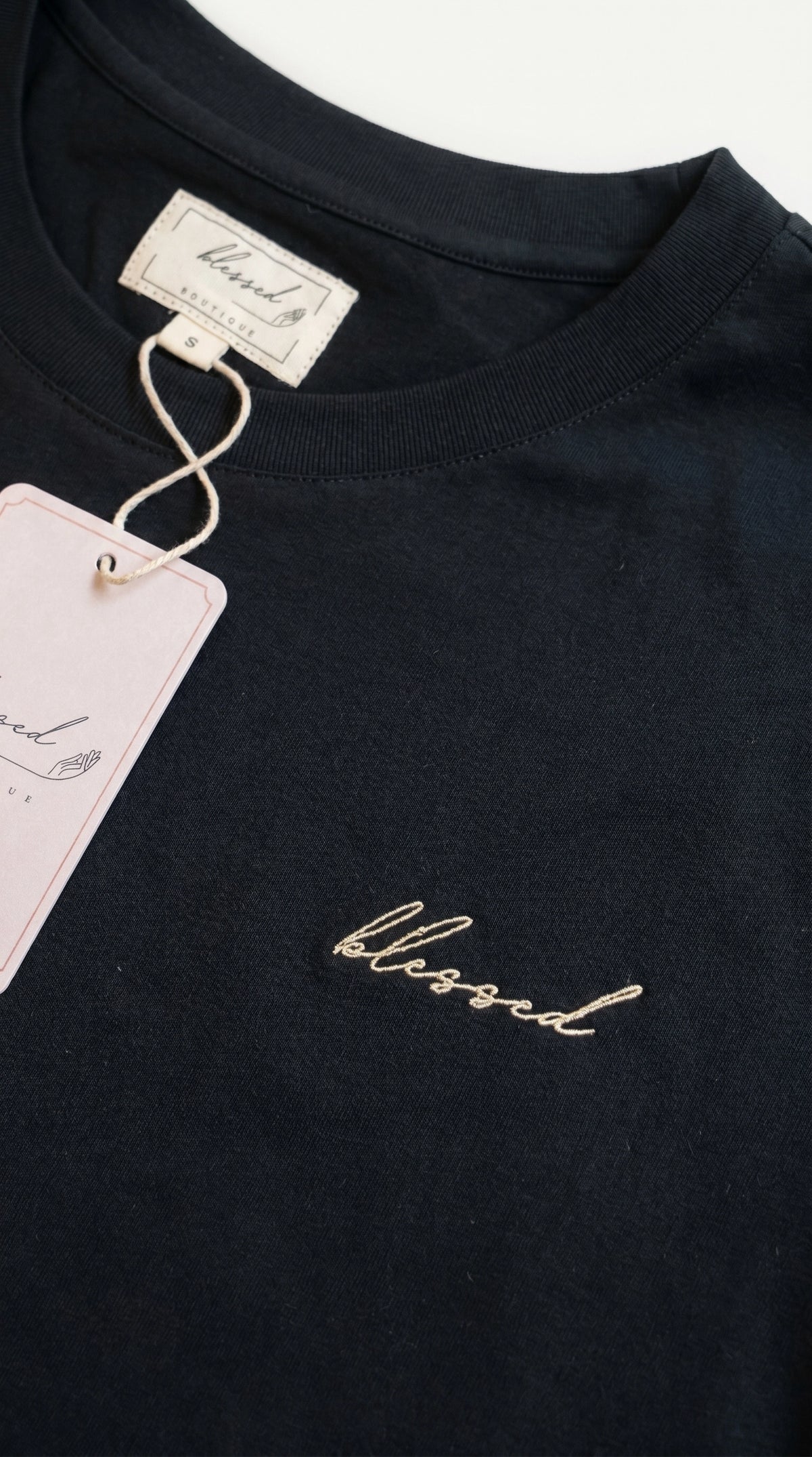 Blusa Camiseta clásica Marie | Negro